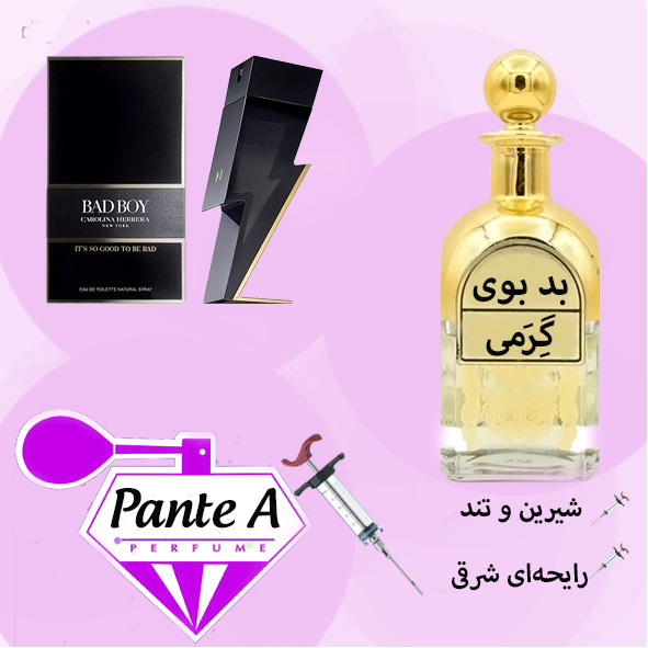 عطر گرمی کارولینا هررا بد بوی مردانه Carolina Herrera Bad Boy (cc)